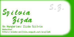 szilvia zizda business card